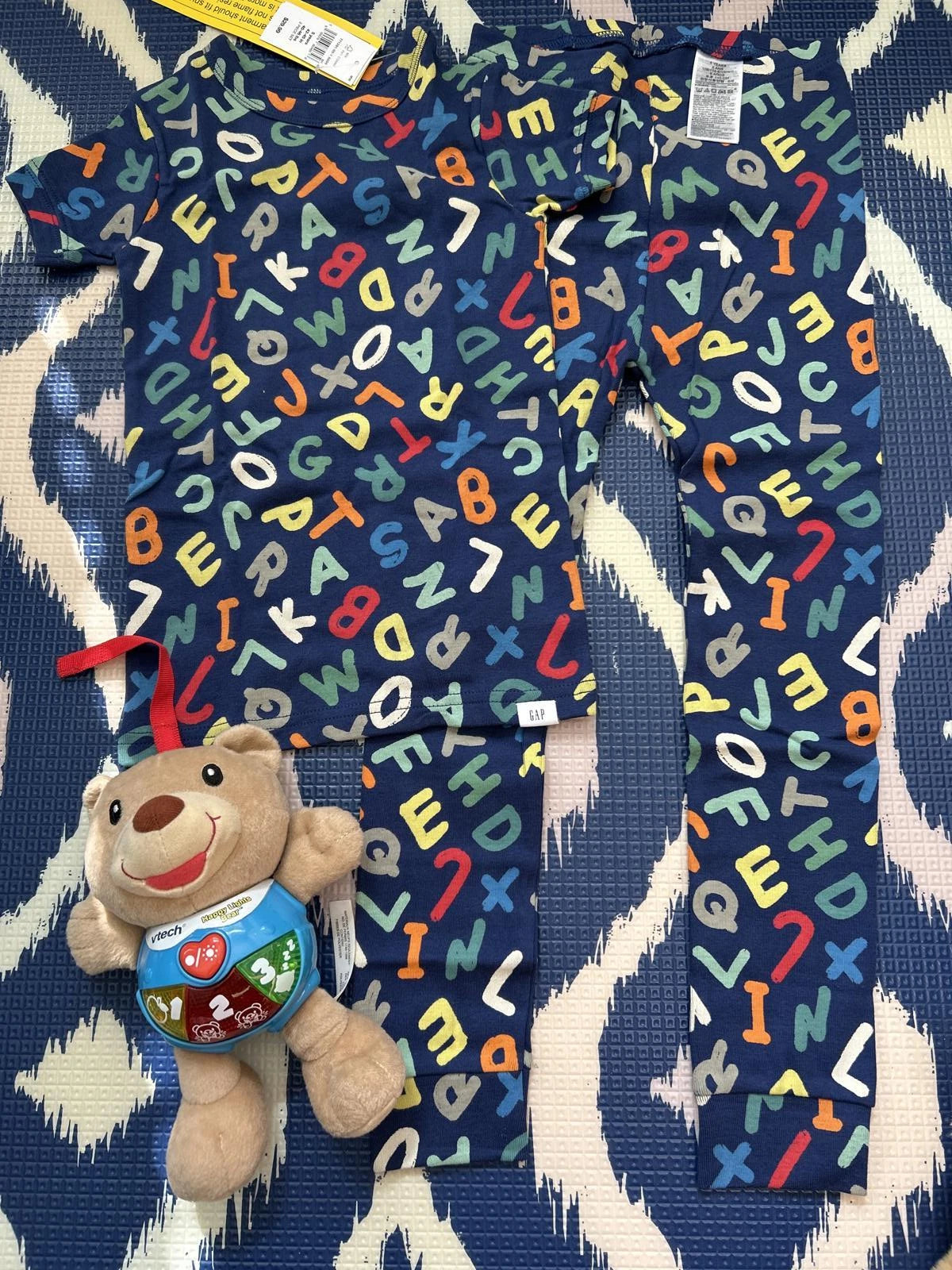 Alphabet Pjs!🌱ORGANIC�� Baby Gap | 2pc Set  Sz 5yrs  +Loving Kindness Everyday