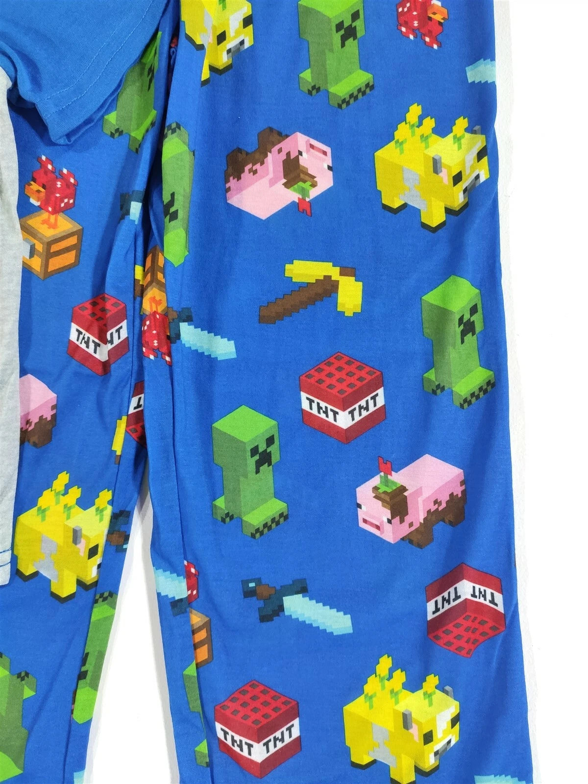 Minecraft Pajamas  Boys Medium 8 Lightweight Shirt Pants PJ Kids Gift Set