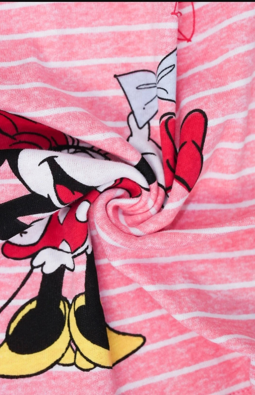 Disney Minnie Mouse 4 Piece Sleepwear Set Size  4T Pink Bows NEW Pajamas