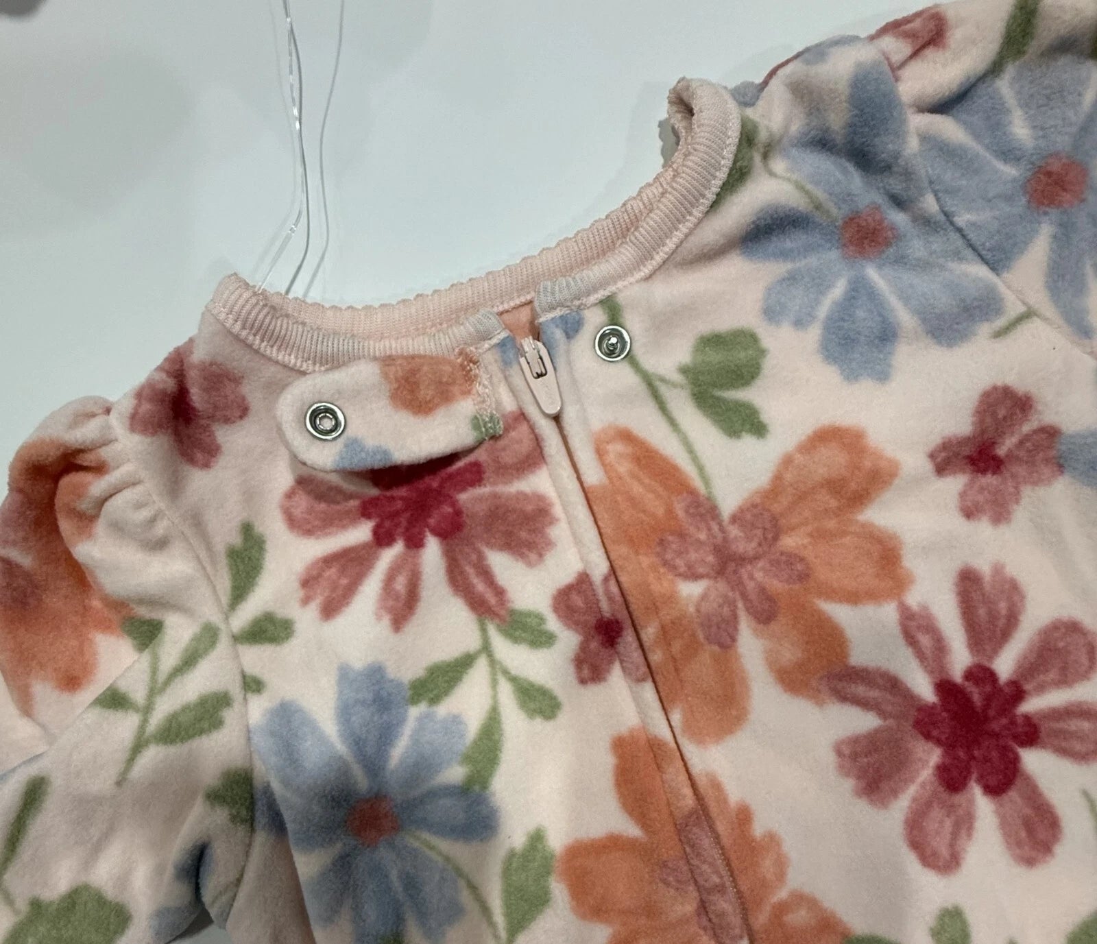 Carter's Just One You Toddler Girls' 2pk Fox and Floral Fleece Footed Pajama 12M