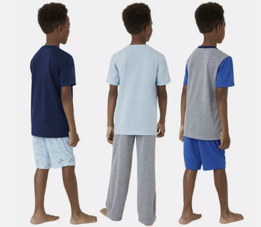 Eddie Bauer Kids Boys LARGE 14/16 Comfy 6 PIECE Pajama Set