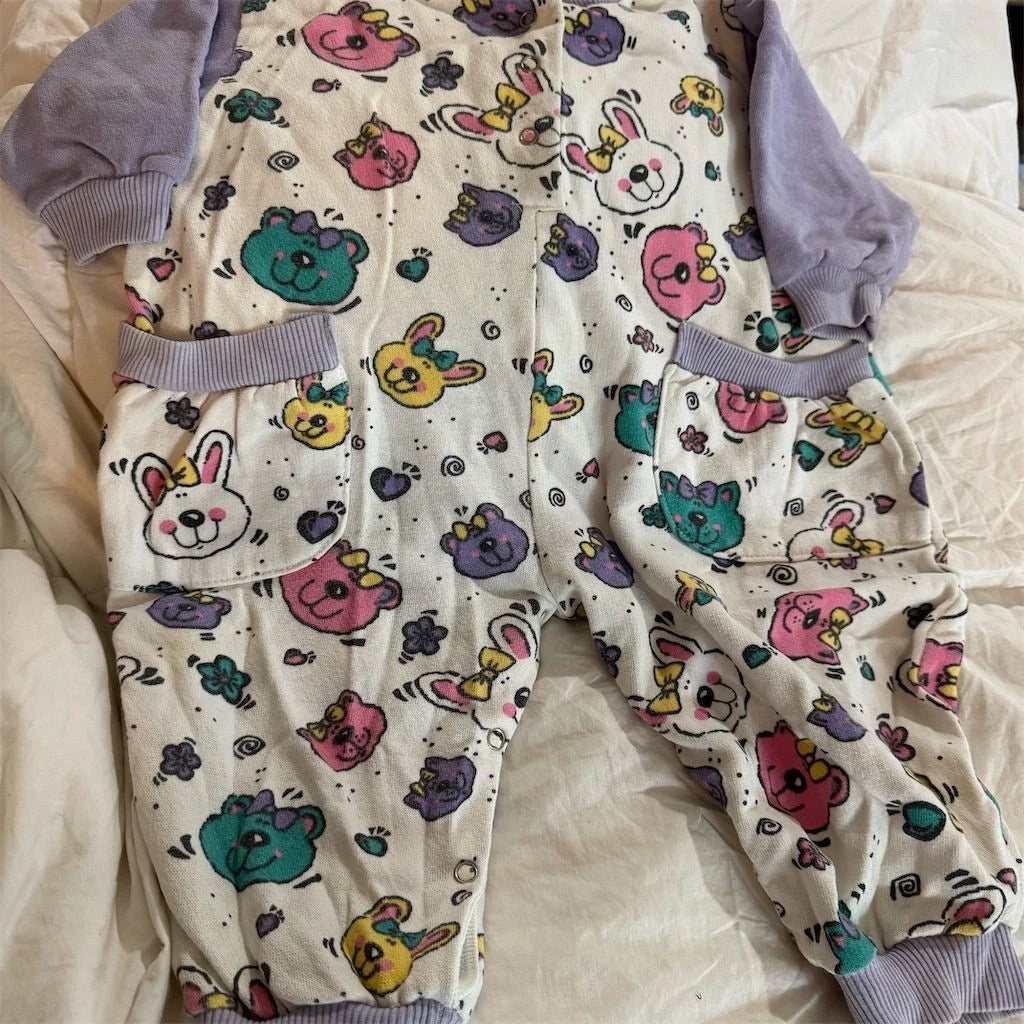 Fantasy Valley Kids Animal Print Pajama Set Multicolor Size 18 months