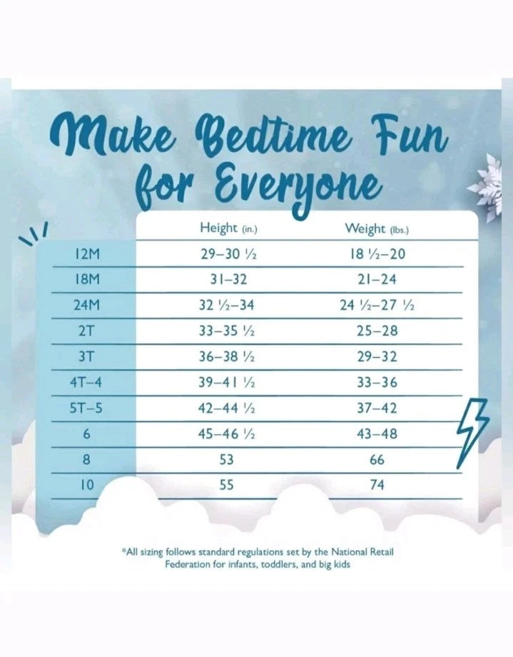 Disney Frozen 4 pc Toddler Girls Short Sleeve Snug Fit Pajama Set Size 5T