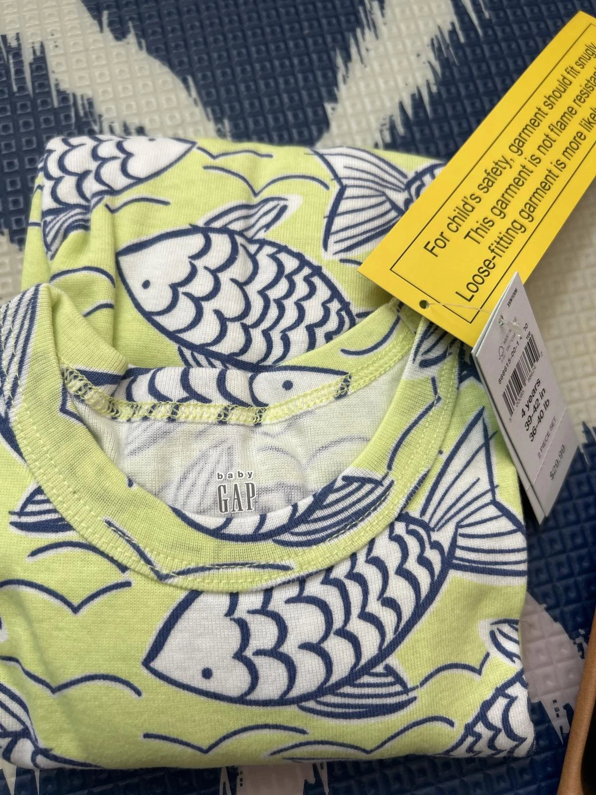 New Fish PJ Set | 🌱ORGANIC🌱 Baby Gap |  + Loving Kindness Everyday 🎧