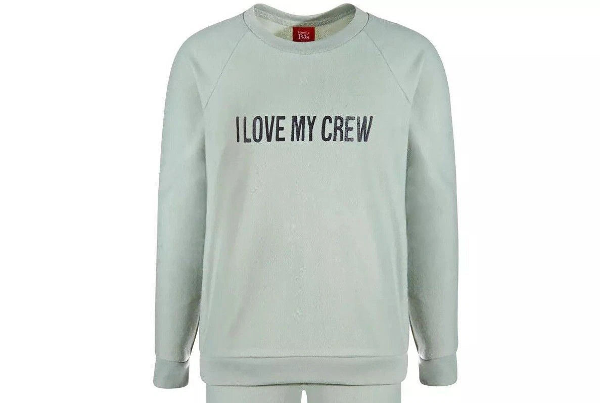 Family Pajamas Little Kids Crew Love Sweatshirt Pajama Set 4-5