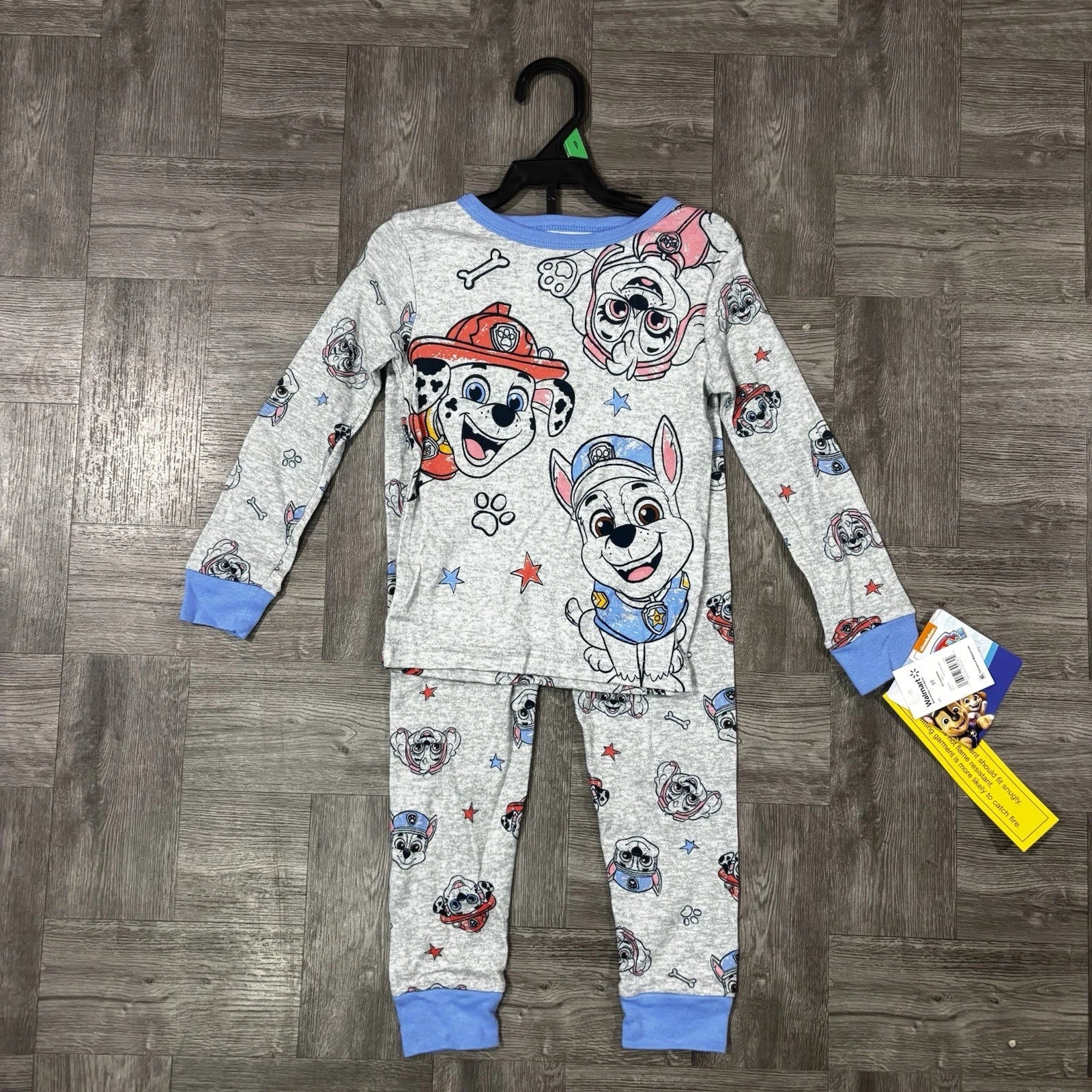 Nickelodeon Paw Patrol NWT Toddler Long Sleeve Pajama Set Size 5T