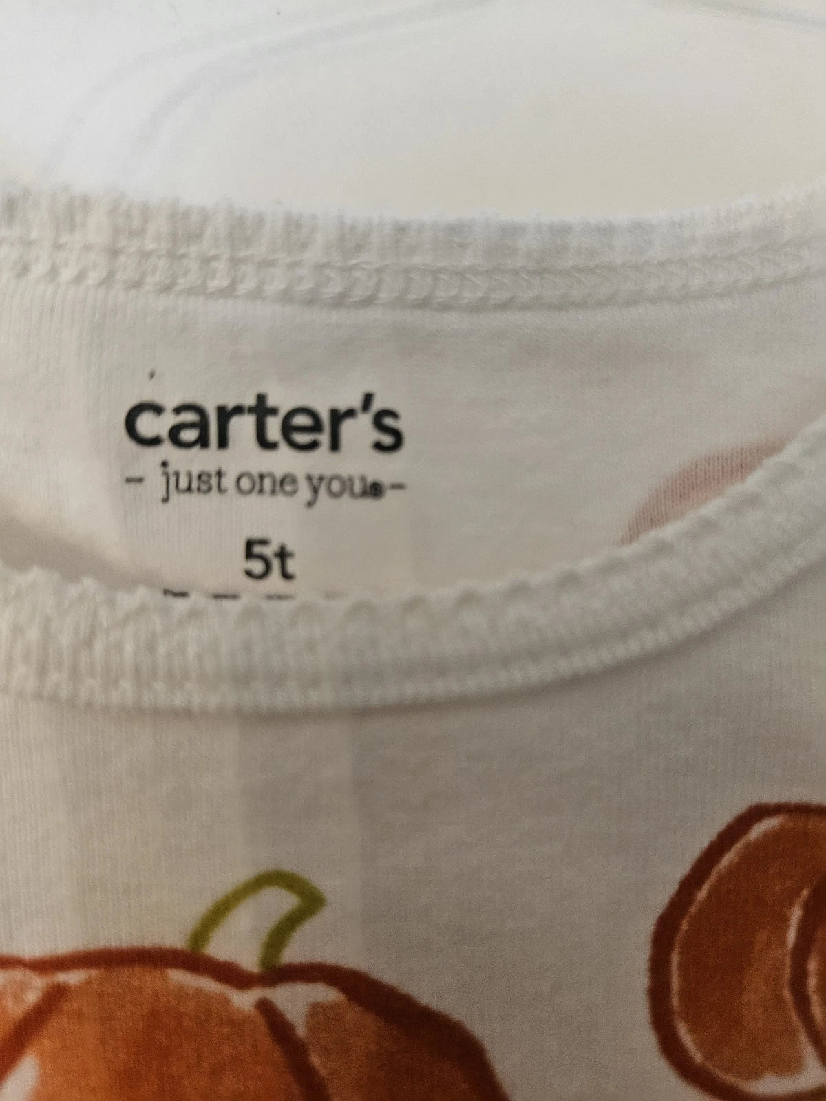 2 Sets of Fall Pajamas Size 5t Pumpkins Turkey Print Long Sleeve