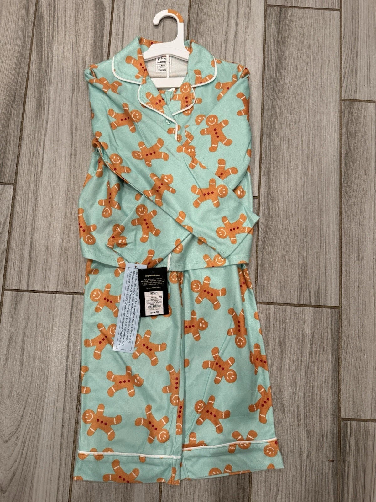 NEW GIRLS CAT & JACK PAJAMA SET SIZE Small 6-7