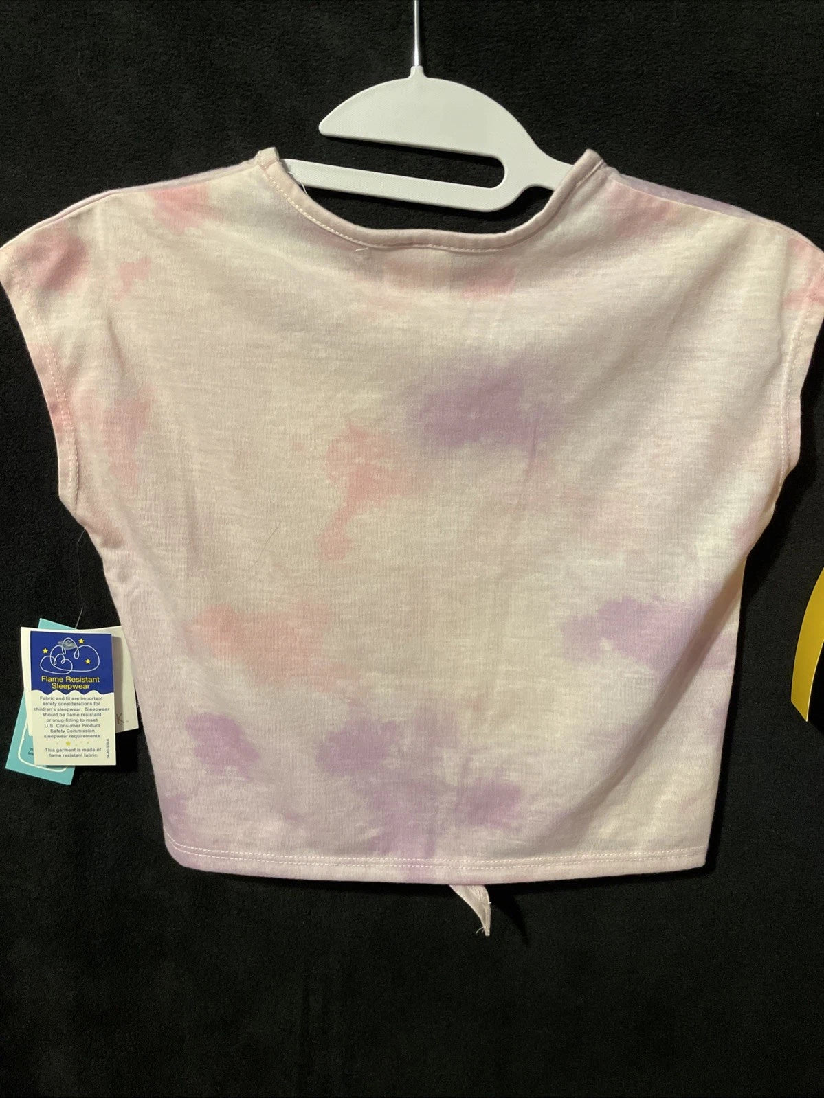 NWT Falls Creek Girls Pink Tie Dye Pajama Set Size 4