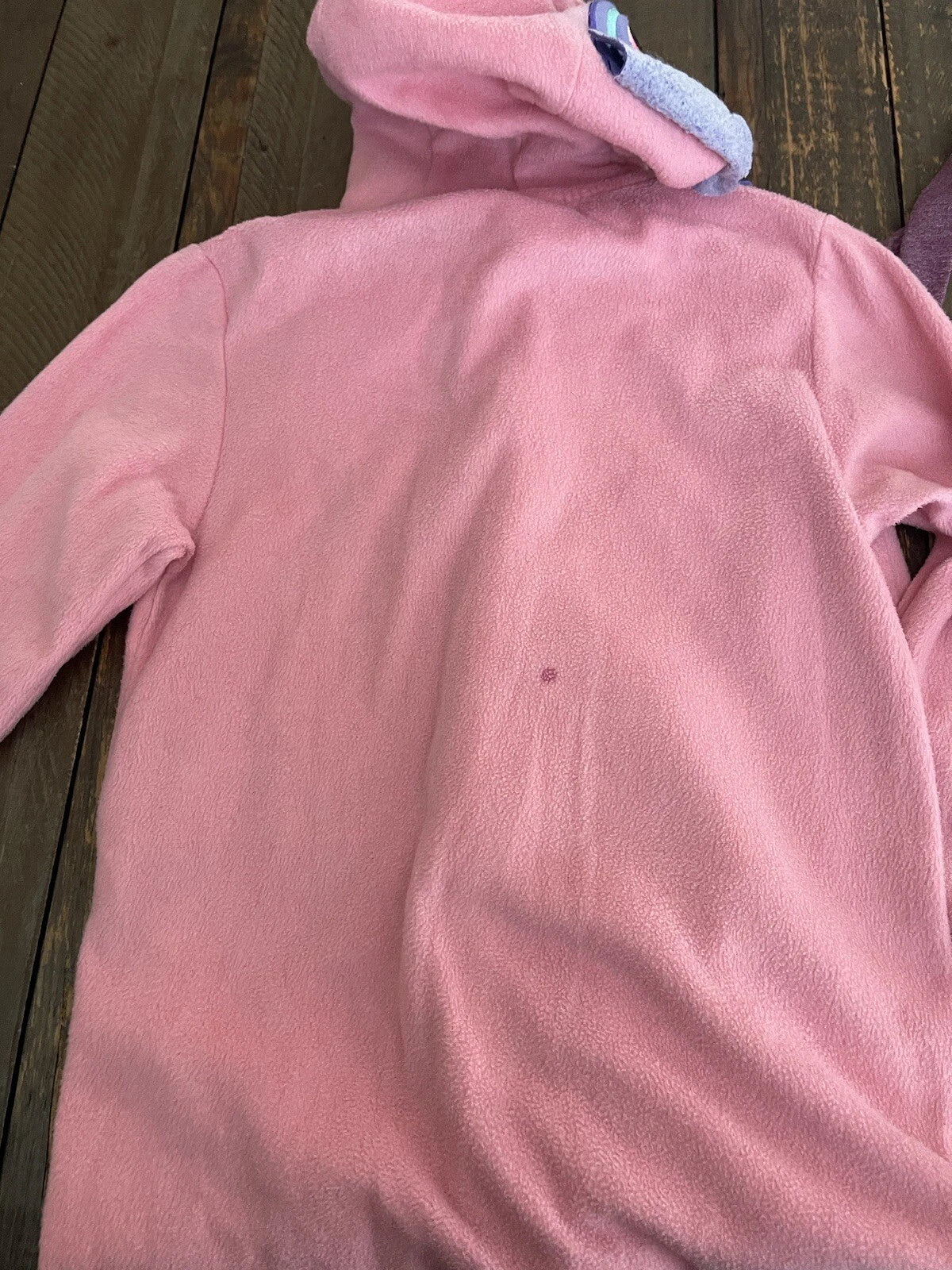 Girls Size 4-5 Pajama Set. Hoodie Zip Up PJs And 32 Heat Set A