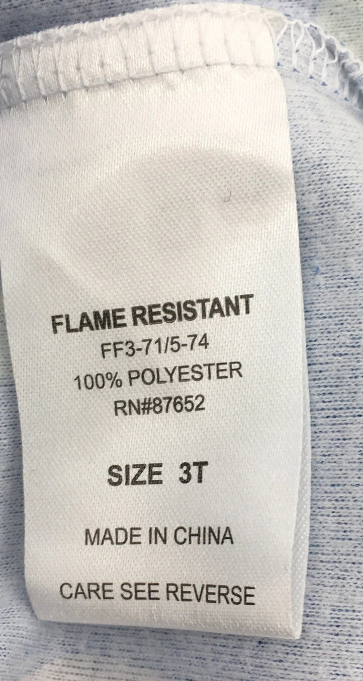 Disney Star Wars Mandalorian Grogu Boys Button Flannel Pajamas 3T NWT AA7 -5