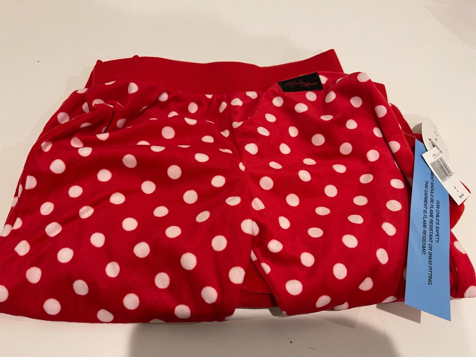 NWT Disney Parks Pajamas 2pc set Minnie Mouse girls super soft SZ 4