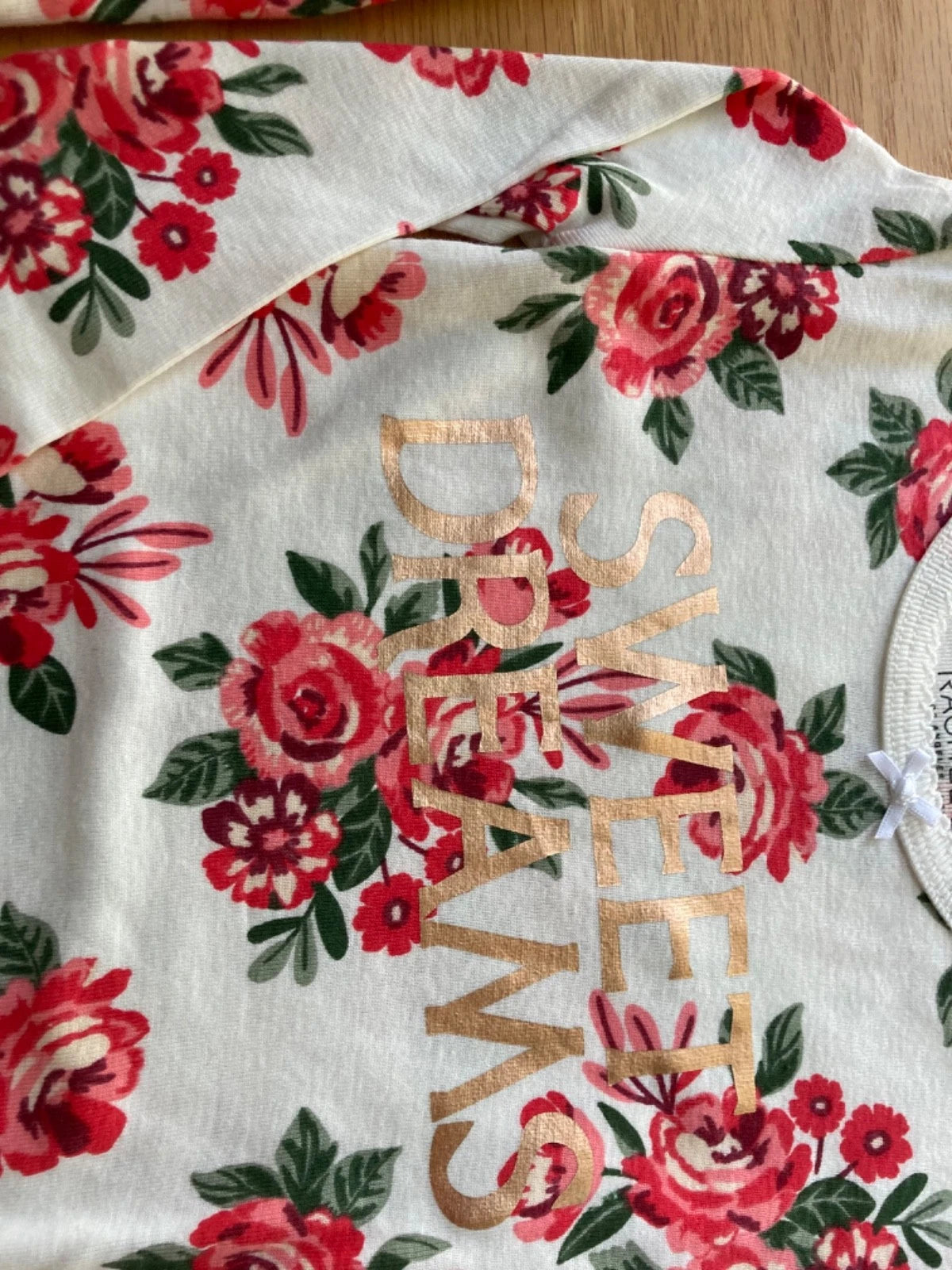 NWOT Girl's Fall/Winter PJs - 100% Cotton - Floral Print -  Size 4T