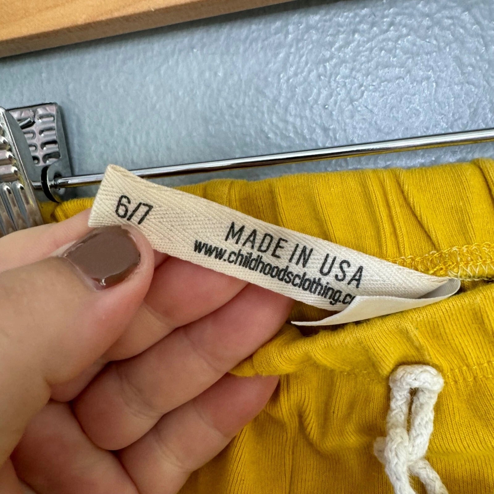 CHILDHOODS yellow night set PJ set size 6-7 years Pajama Unisex Cotton