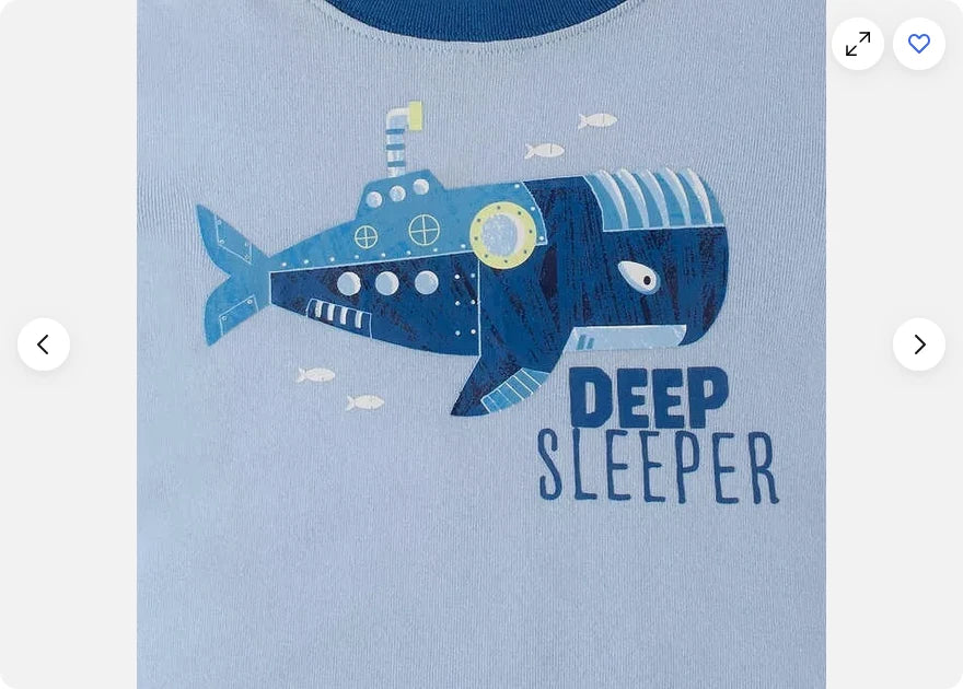 Kids Headquarters BOYS 4-piece DEEP SLEEPER Cotton Pajama Set(BLUE TONAL 5)NWT