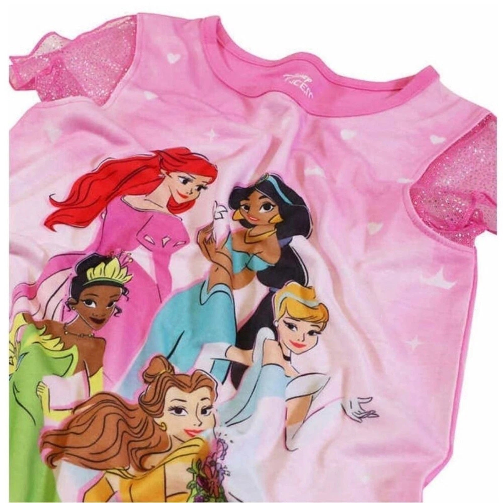 Disney Princess Girl's Pajamas Nightgowns 3 Pack Set Size 6 NWT
