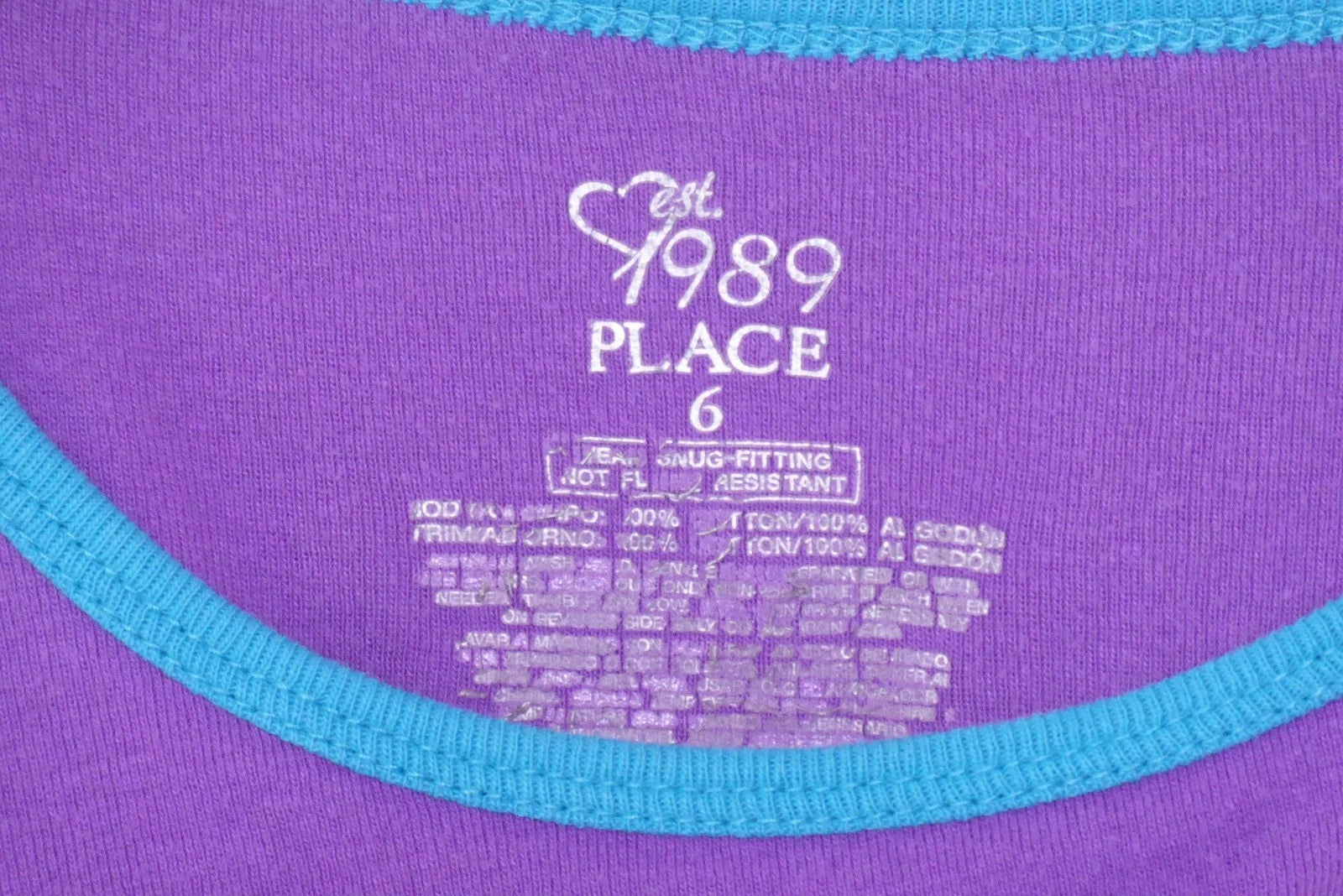 Girl's Pajama set Size 6-Children's Place Short Sleeve/Shorts Purple, striped