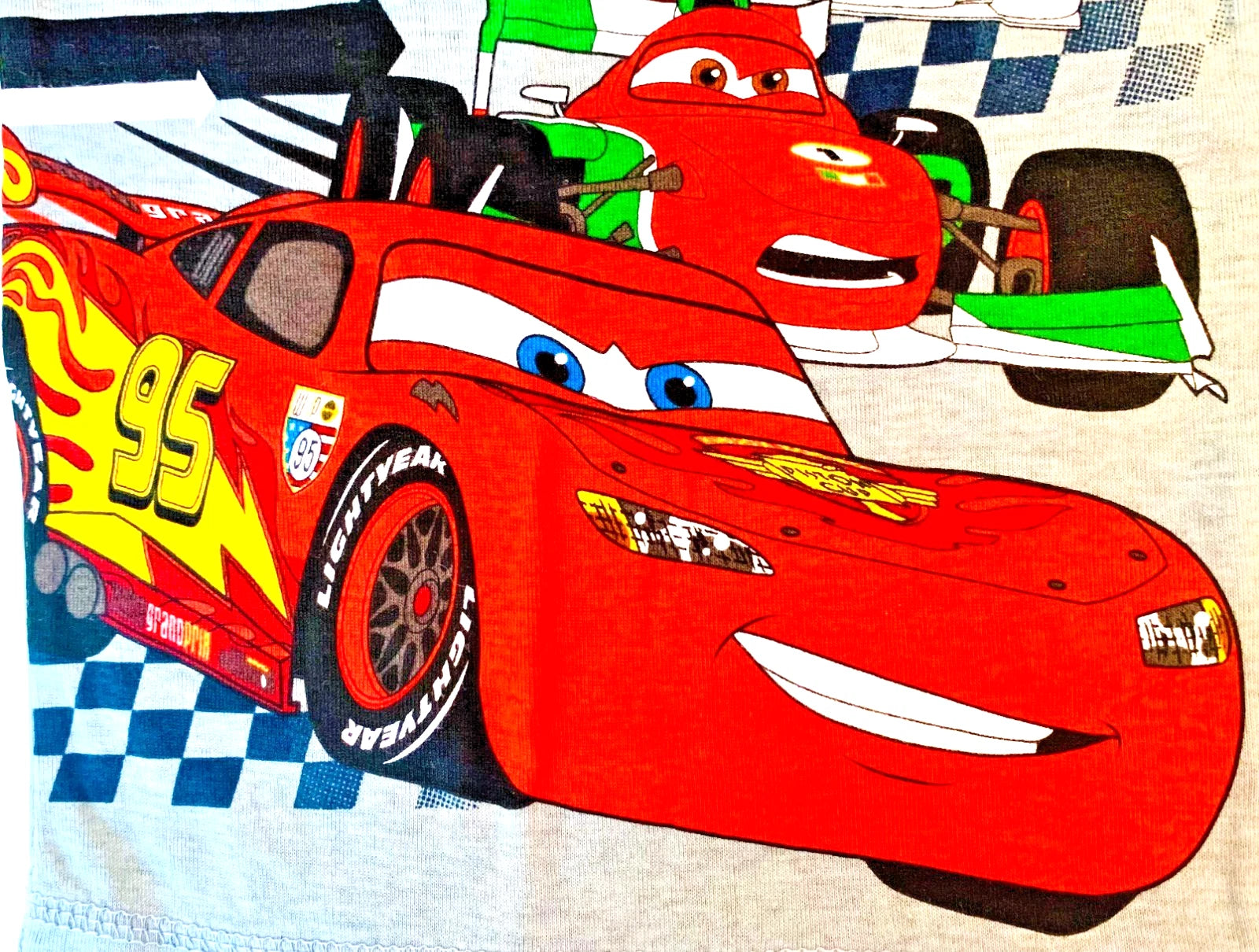 Disney Store Cars Boys Long Sleeve Pajama Set Sz 3 Lightning McQueen PJs NWT