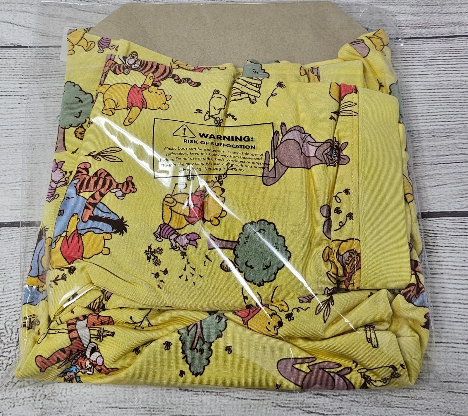 NIB Little Sleepies Winnie The Pooh Two Piece Short Sleeve Pajama Set Size 4T