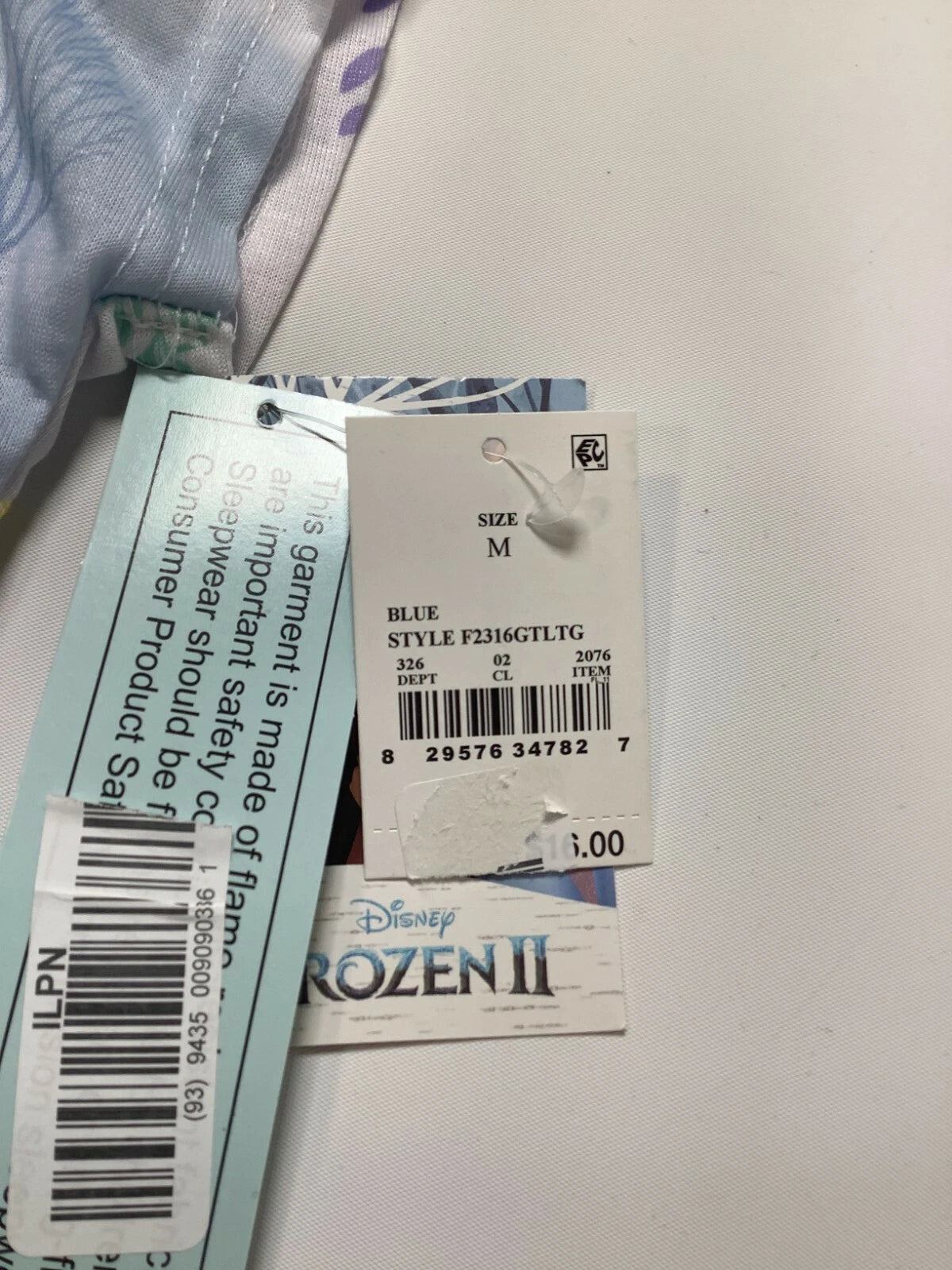 Girls Disney Frozen II Pajama Set 2 pc Medium NEW! NWT