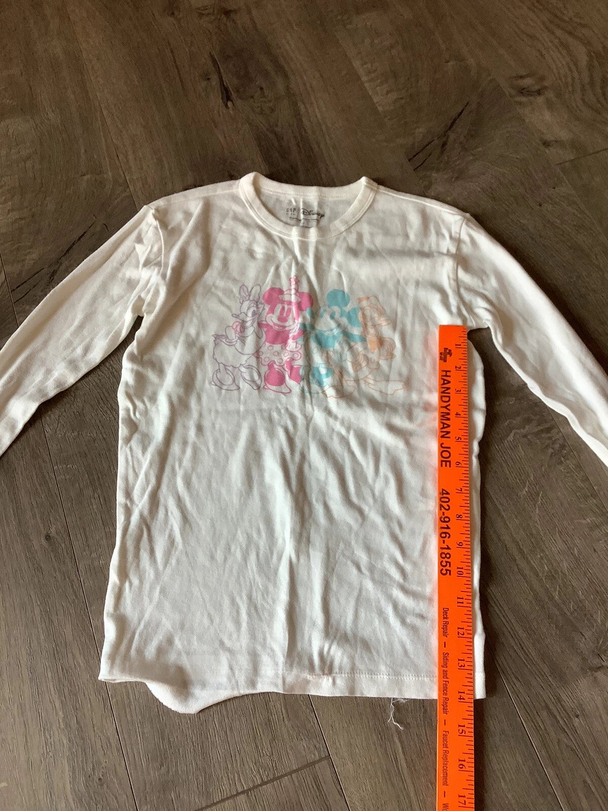 Gap Disney Pajama Set Youth Girl Size XL X-Large 14 16 Purple Pink Flowers Soft