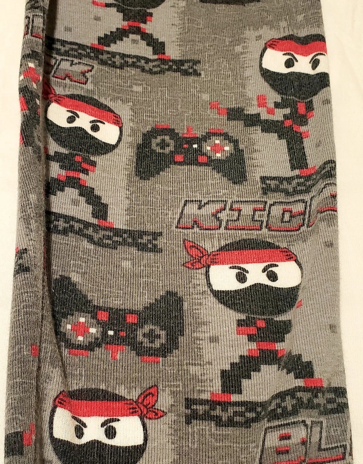 Ninja Sleep PJ set, 2 piece, Boys, CP, Youth size 10, Long Pants, LS shirts