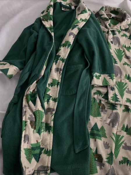 Outdoor Kids Pajama Set W Matching Robe Size 4T