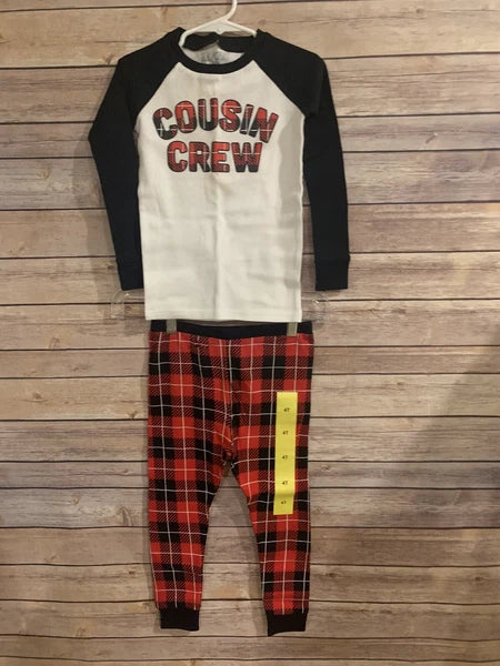 Children’s Place Family Pajama Set, “Cousin Crew”. Size 4T. NEW w/tags.