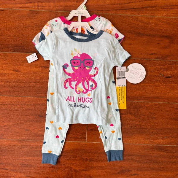Koala Kids 4 pc Pajama Set 12m