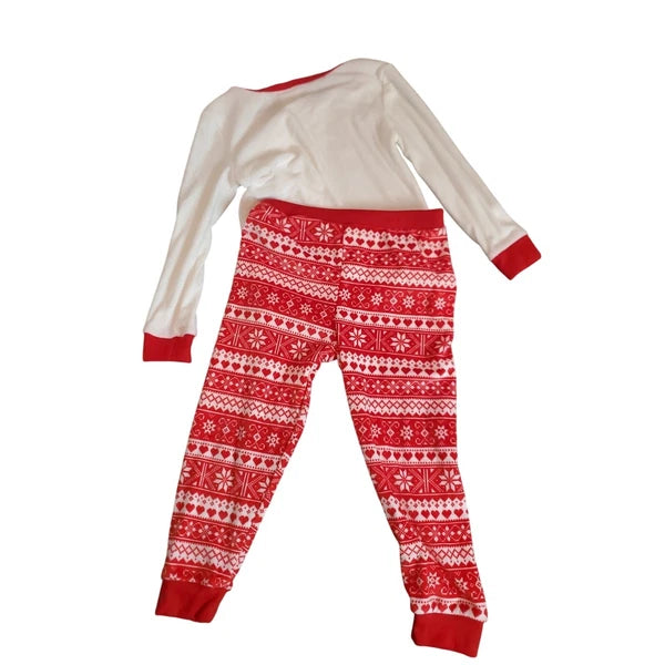 Modern Kids Two Piece Santa Baby Fleece Pajama Set, NWOT, 3T