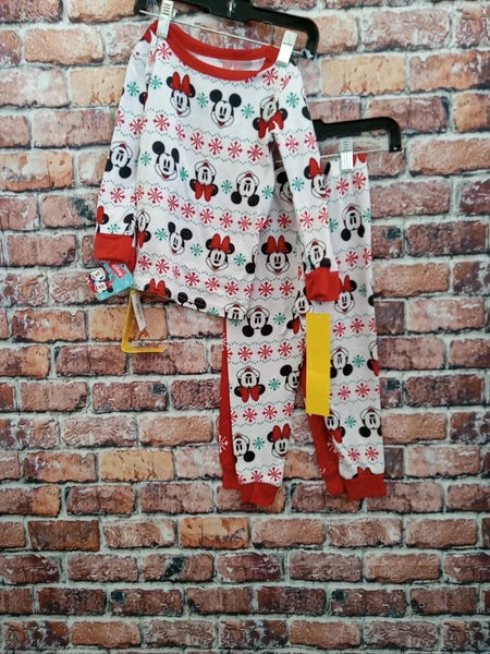Disney 2 Pc Child Pajama Set Size 4T