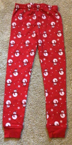 Pajama SET  By Babyroom Snowman Long Sleeve Tee & Pants Sz 5 NWT