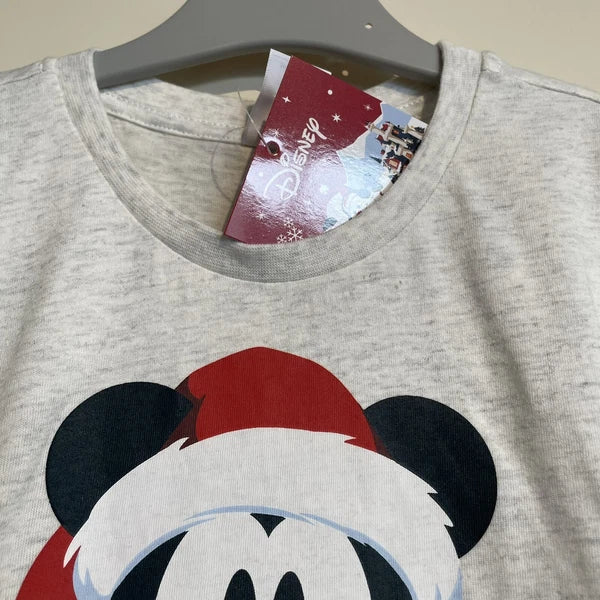 Disney Mickey Xmas Pyjamas Set Size 6 Child Kids Sleepwear Christmas PJs BNWT
