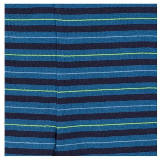 KIRKLAND BOYS 4 PC SHARK/STRIPE PAJAMA SET (BLUE/GRAY/GREEN 4T)NWT