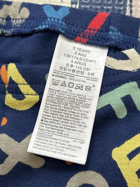 Alphabet Pjs!🌱ORGANIC�� Baby Gap | 2pc Set  Sz 5yrs  +Loving Kindness Everyday