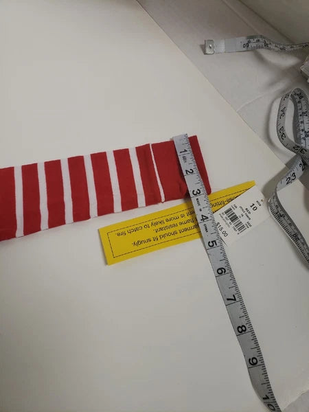 Unbranded Kids 2 Pc Red & White Striped Pajama Set Cotton Elastic Sz 10 NWT