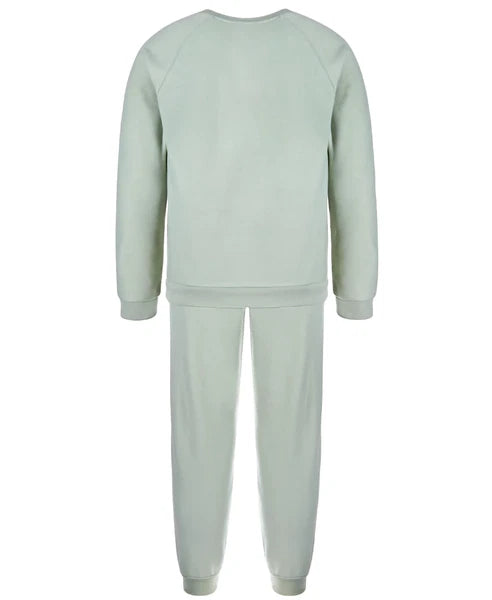 Family PJs Unisex Kid Crew Love Sweatshirt & Jogger Pant Pajama Set Size L 10-12