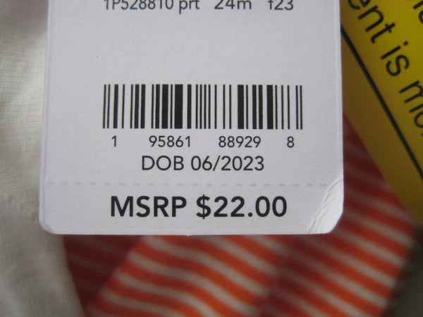 NEW Carter's Unisex Halloween Fall Spooky Ghost 2 Piece PJ Sleep Set 24M NWT