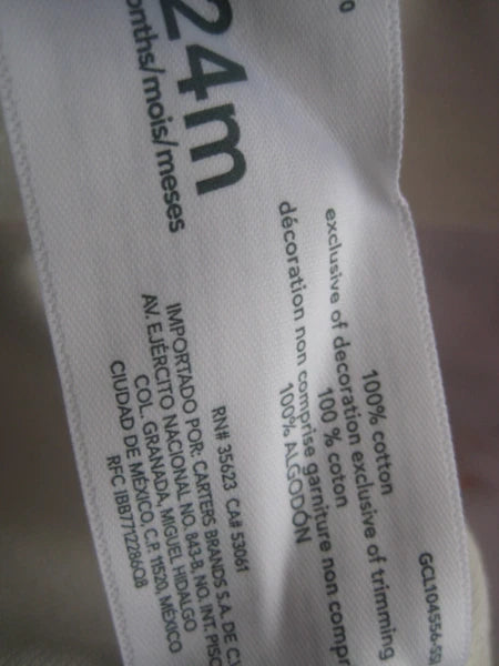 NEW Carter's Unisex Halloween Fall Spooky Ghost 2 Piece PJ Sleep Set 24M NWT