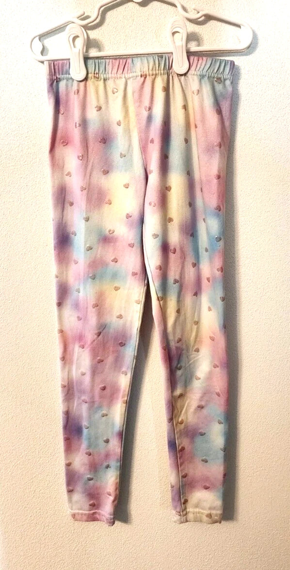 bmagical by btween Girl's 8 Multi Color Pajama Set Glittery Hearts EUC K/110