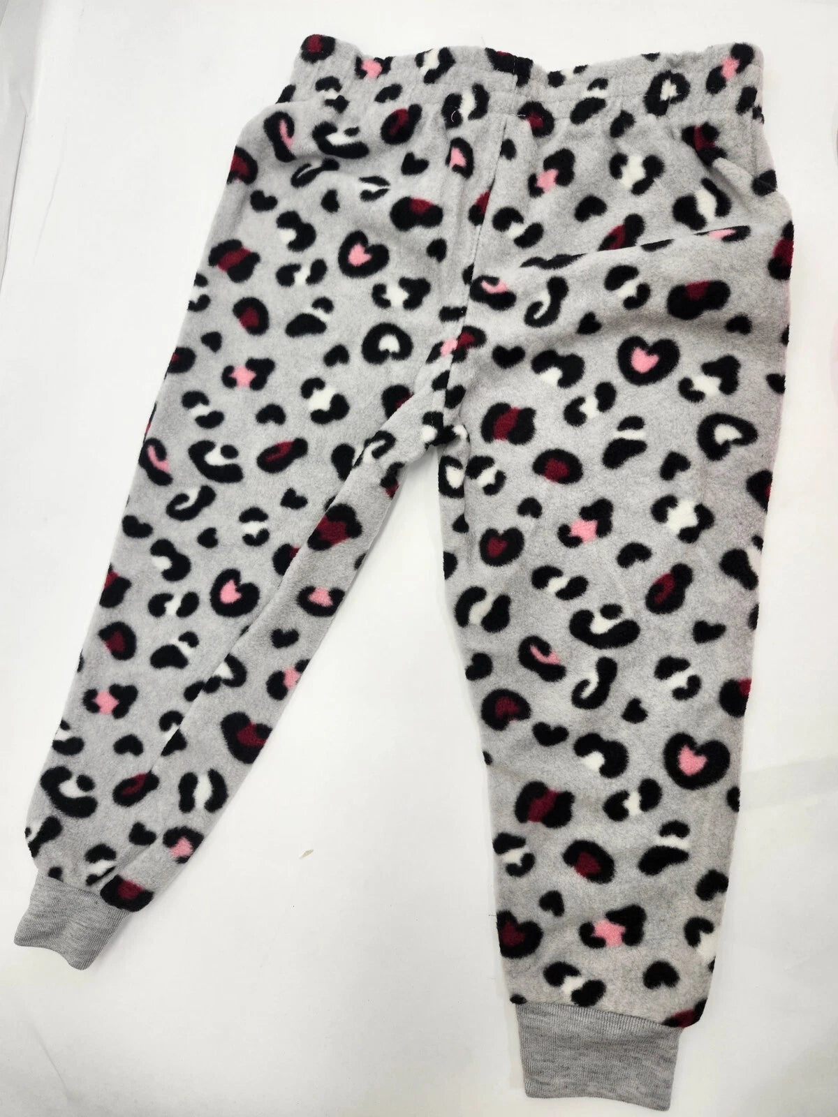 Member's Mark 5T  Girl’s Grey/Pink Fleece 3 Piece Pajama Set New!