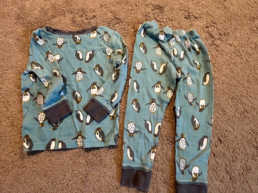 KOALAKIDS Toddler Boy’s 24M Blue Penguin PJ Pajama Set