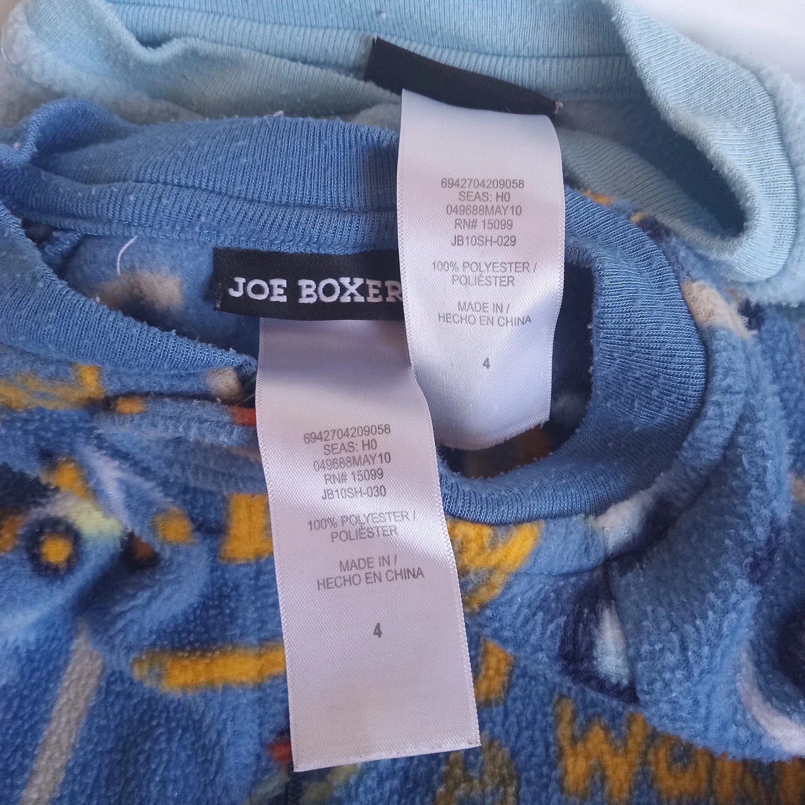 Footie Pajamas Set Of 2 Kids Boy Size 4T