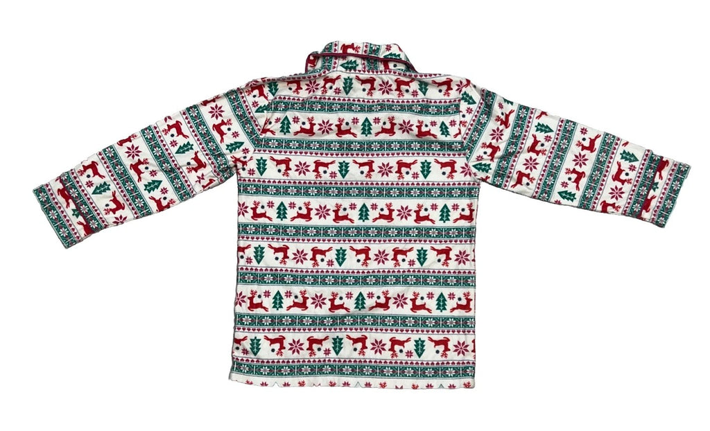 Bass Pro Shops outdoor Kids Holiday Pajama Set Top & Pants Girls Size 5