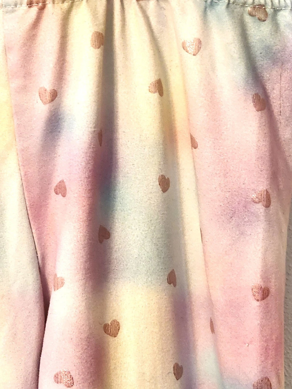 bmagical by btween Girl's 8 Multi Color Pajama Set Glittery Hearts EUC K/110