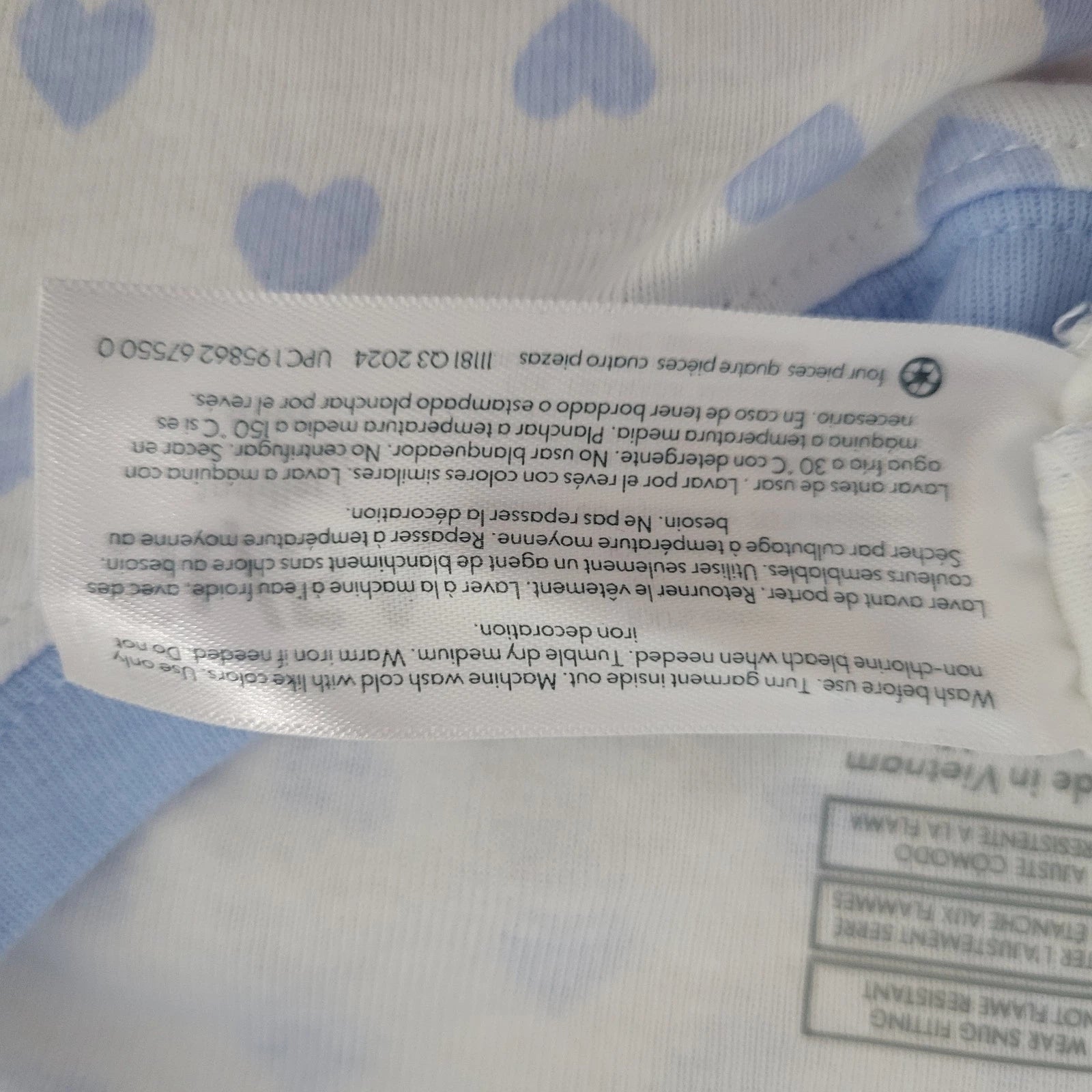 NEW Carter's 4-Piece 100% Cotton Snug Fit Pajama Set Toddler 5T Blue Penguin Boy