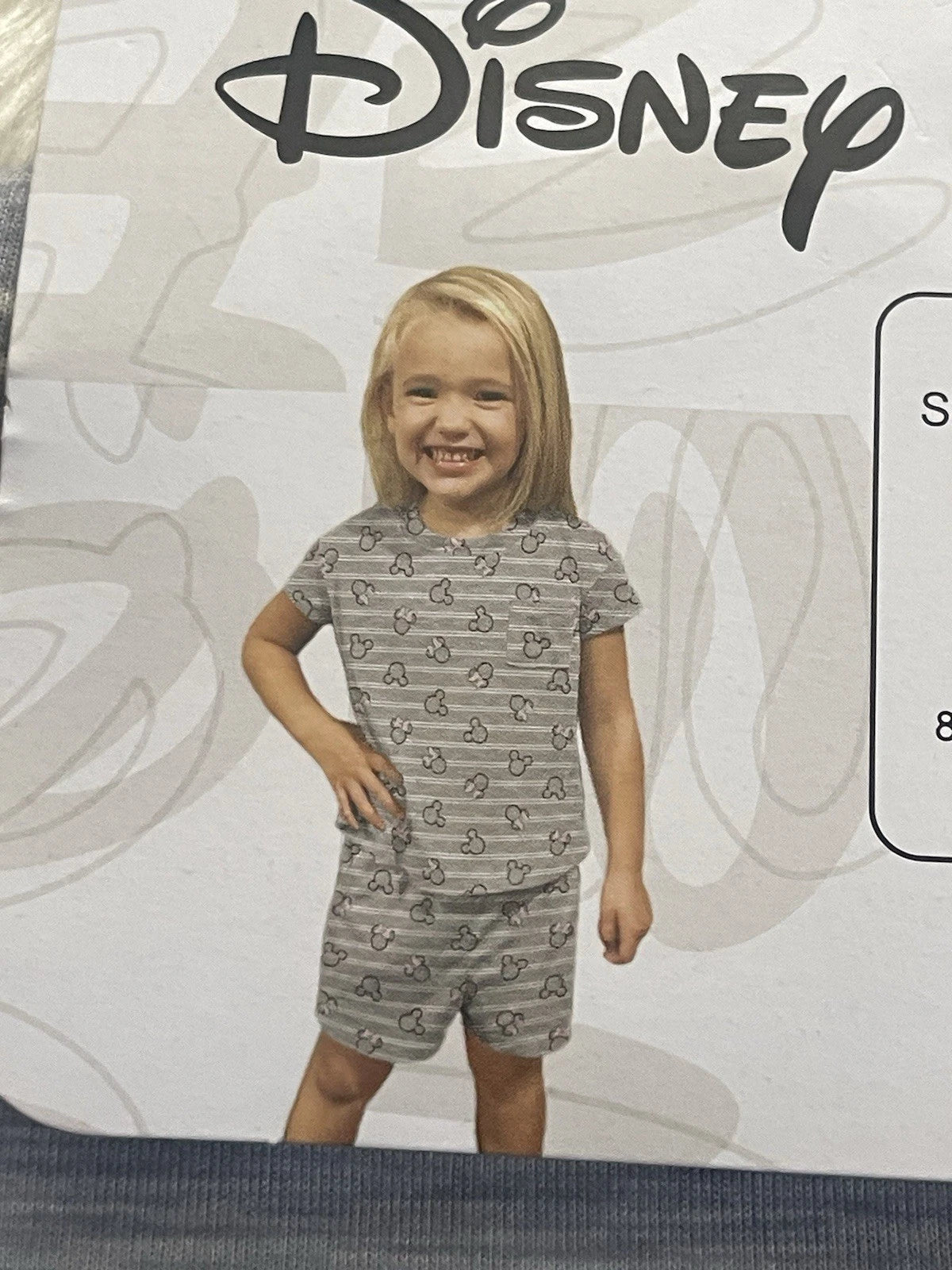 Disney Minnie Girls  Kids Pajama Set 2 Piece Set  Size 5 ~ New