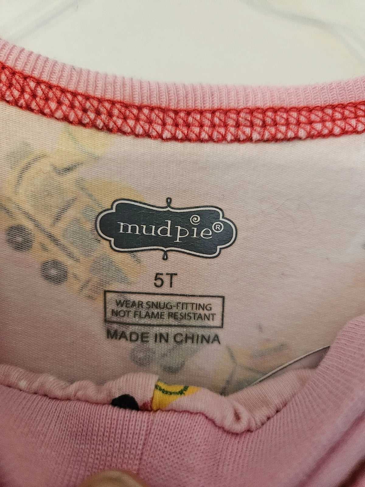 Mudpie Christmas Pajama Set Sz 5t Girls