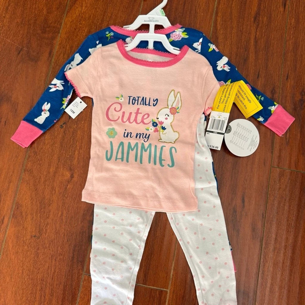 Koala Kids 4pcs Pajama Set 18m