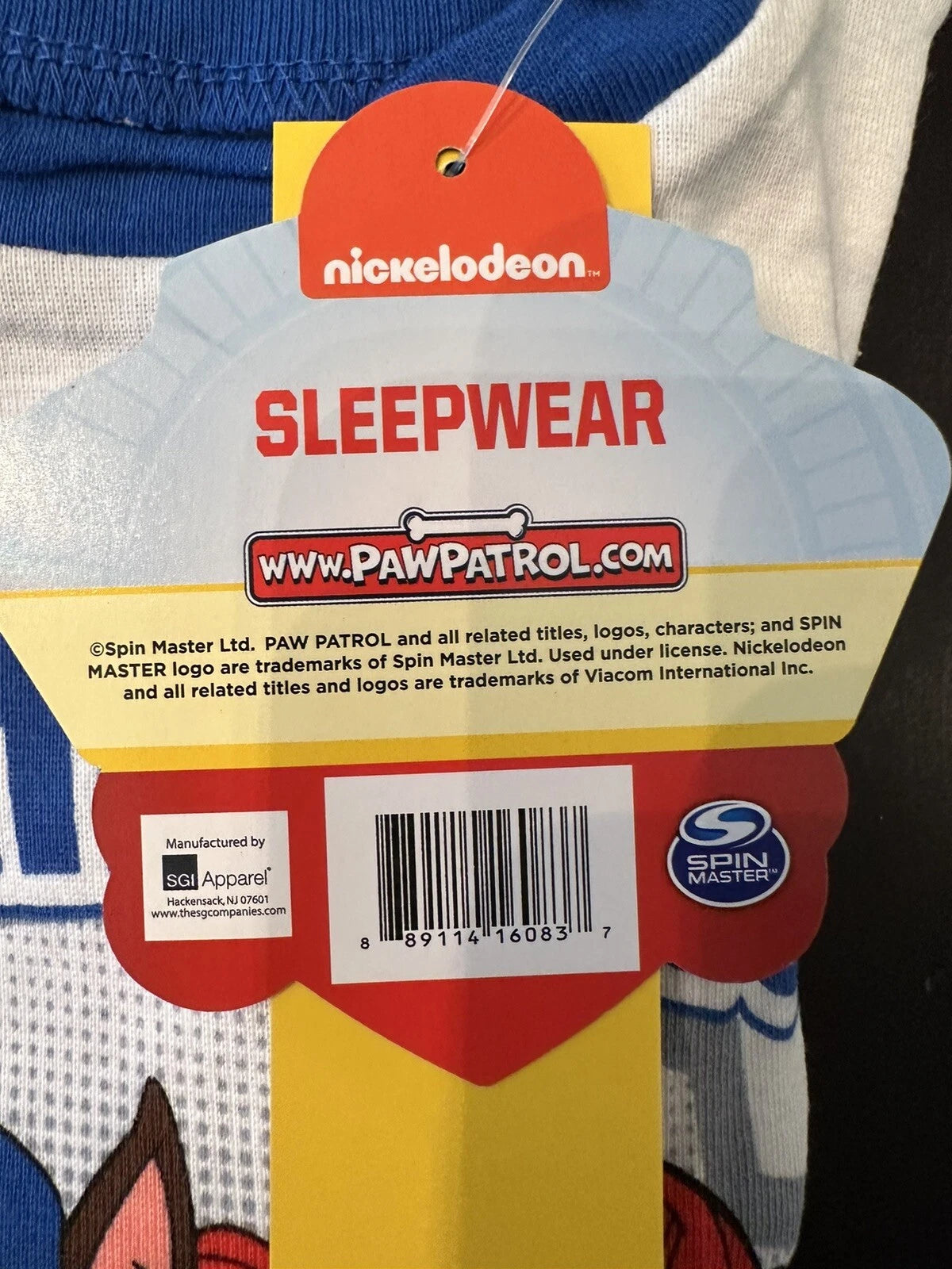 FREE SHIPPING 4T: Paw Patrol Boys Pajama Set 4-Piece Cotton Set Grey NEW